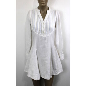 Alice Walk Dress Size XS White Fit and Flare Mini Embroidered